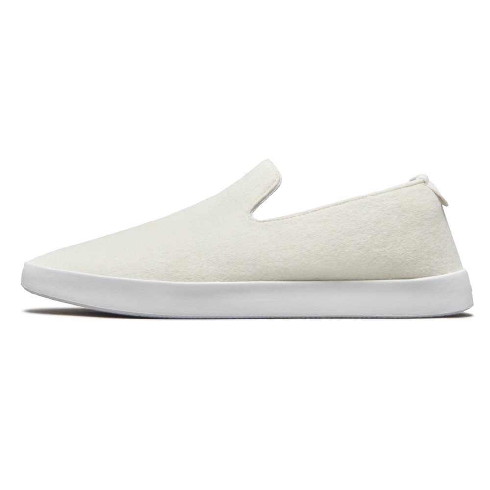 Allbirds Men\'s Wool Loungers - Slip-Ons White - LSR703965